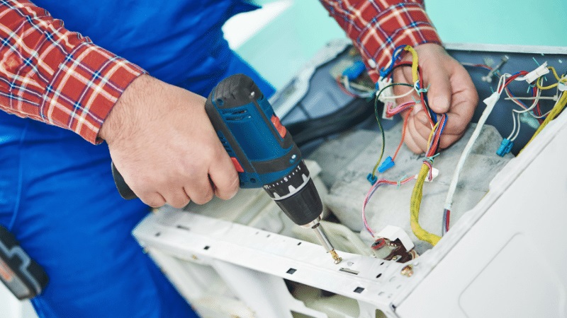 Sarıgöl Goodman Goodman çamaşır makinesi kart tamiri – Su almama arızası orijinal parça ile giderildi. - Teknik servis örneği